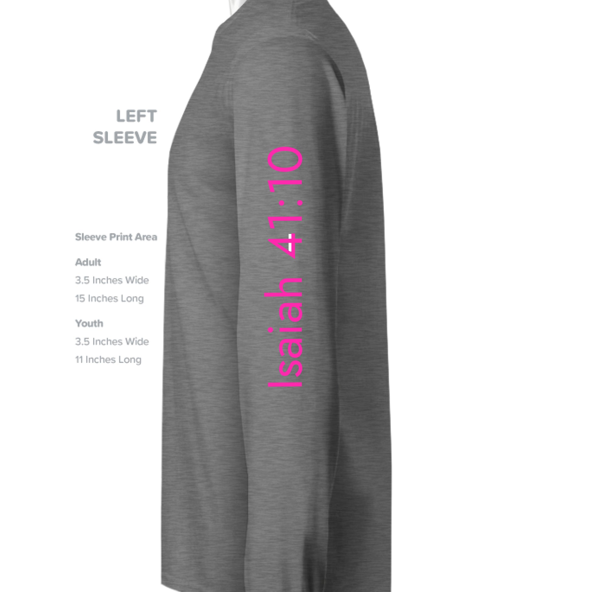 GRAPHITE HEATHER - SLEEVE_LEFT