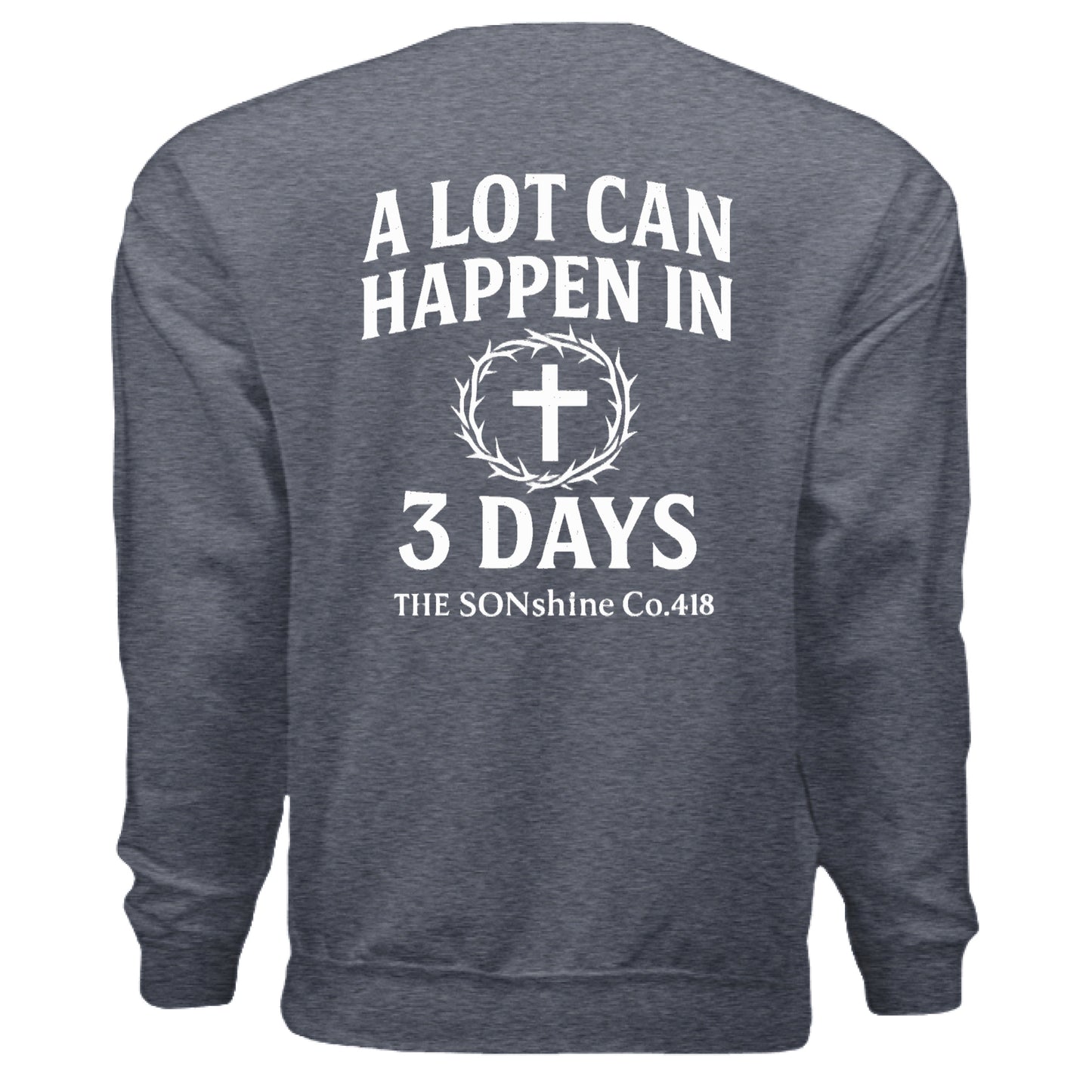 Heather Sport Dark Navy - BACK