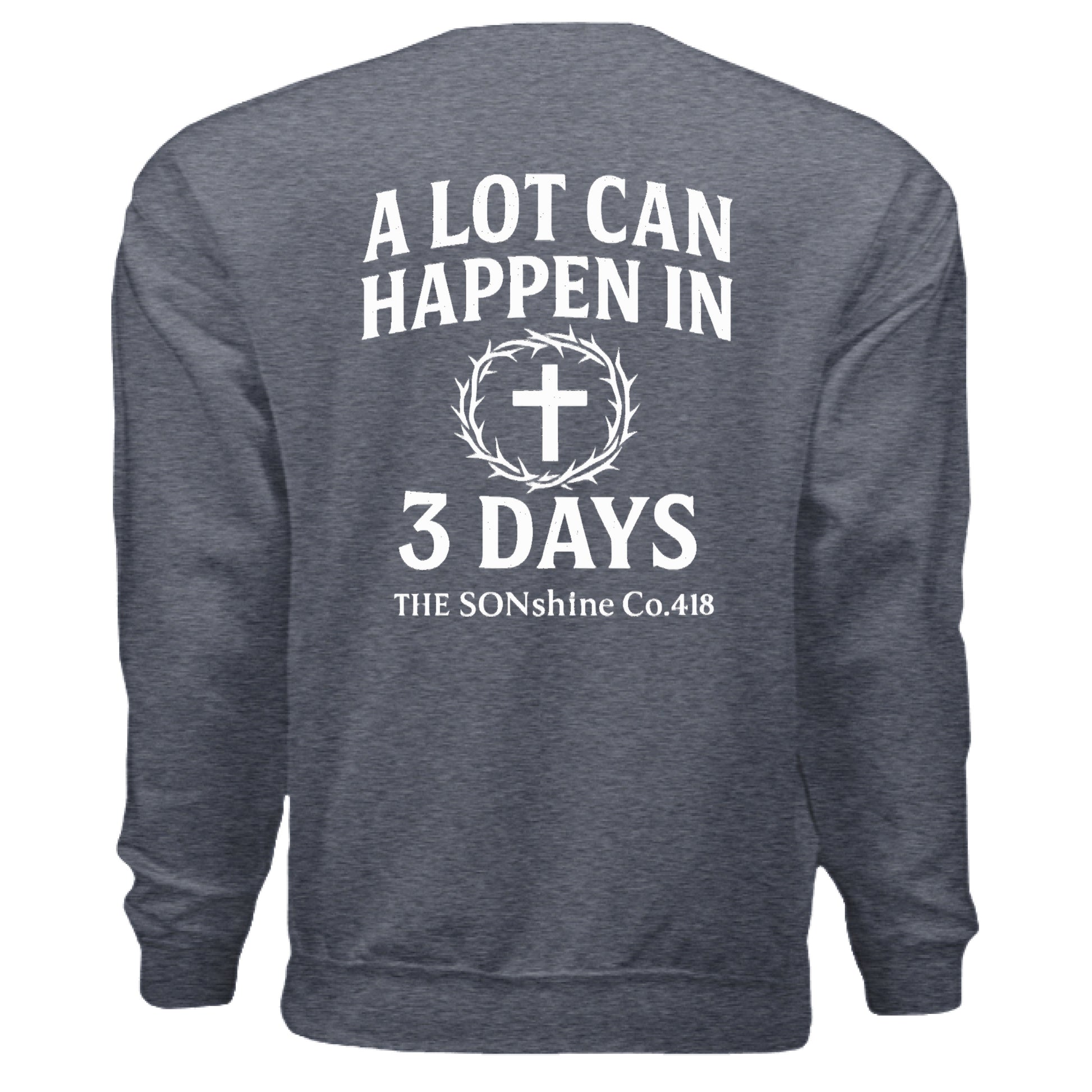 Heather Sport Dark Navy - BACK
