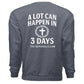 Heather Sport Dark Navy - BACK