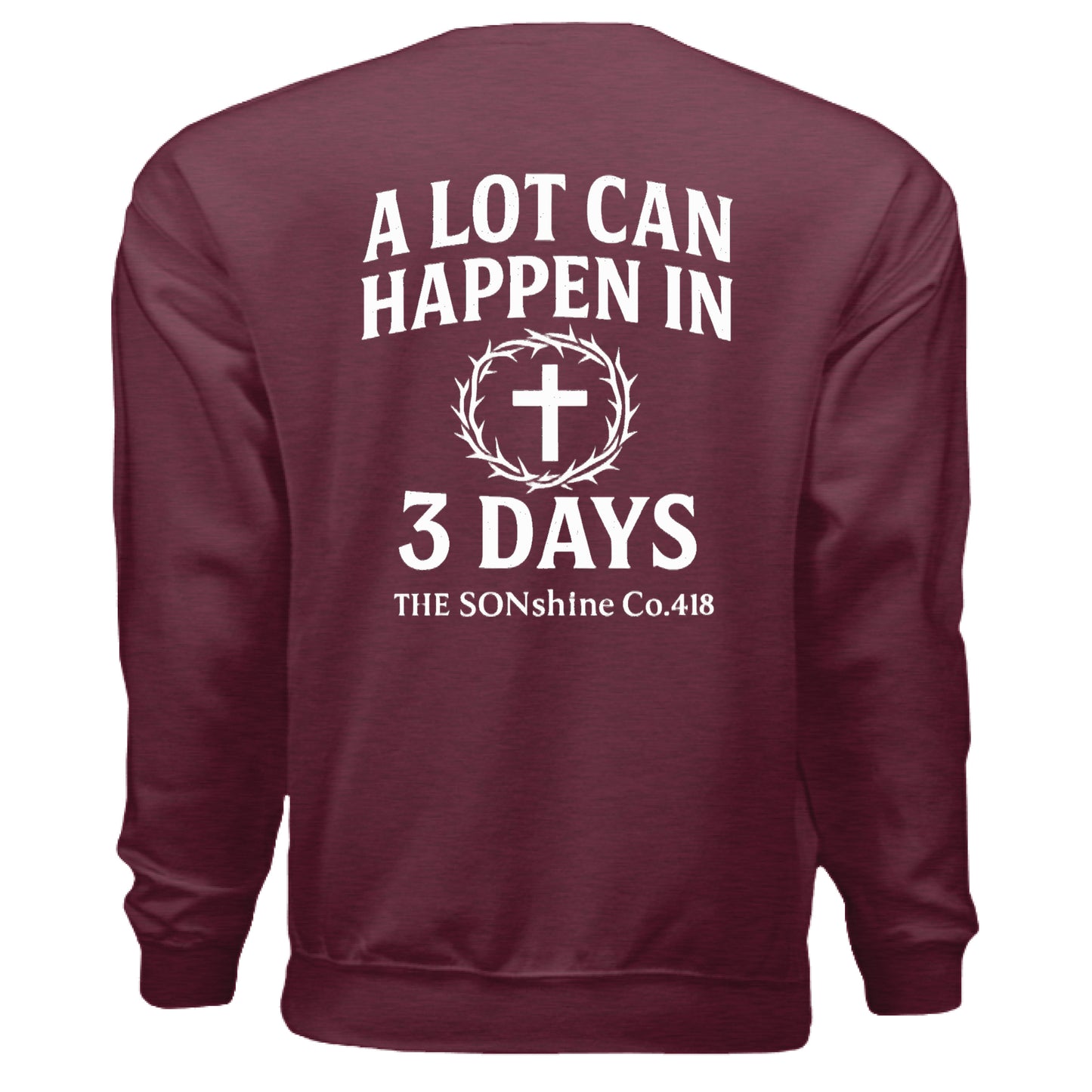 Heather Sport Dark Maroon - BACK
