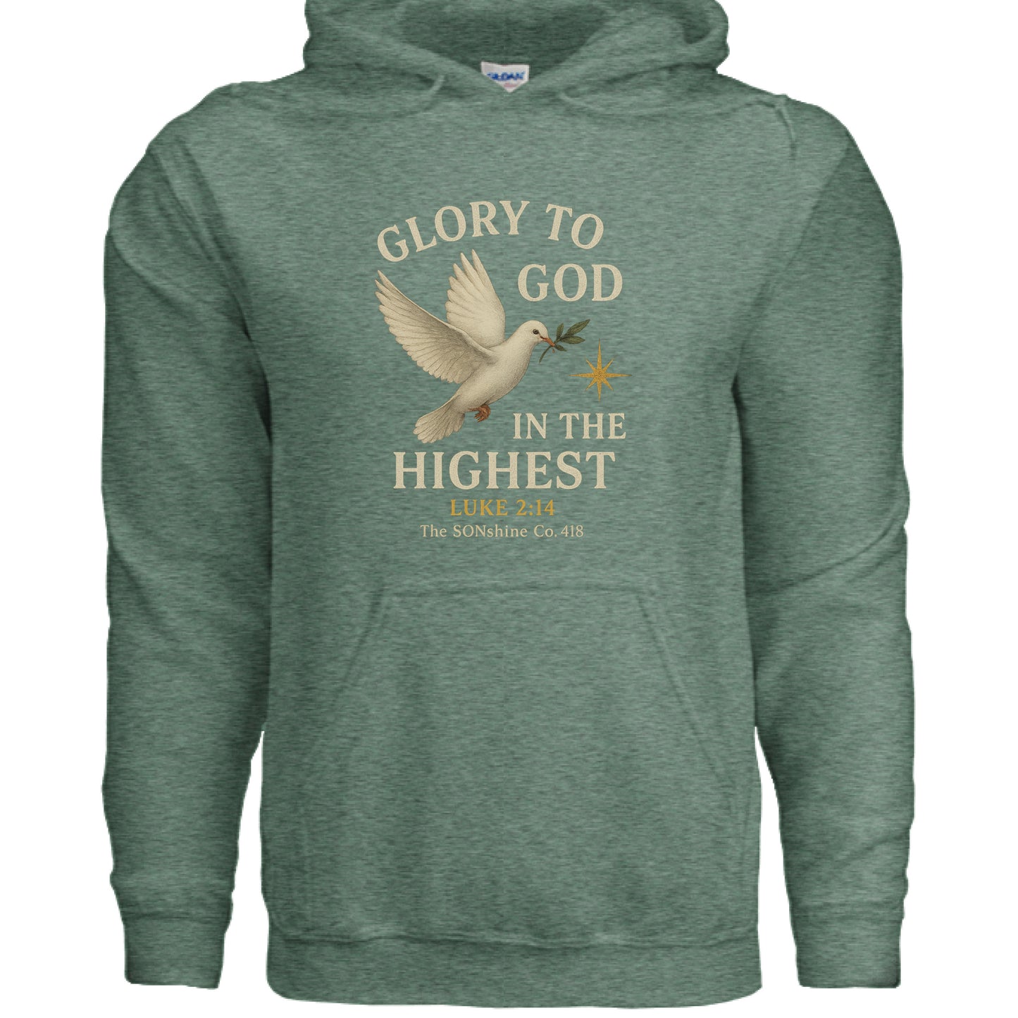 Heather Sport Dark Green - FRONT