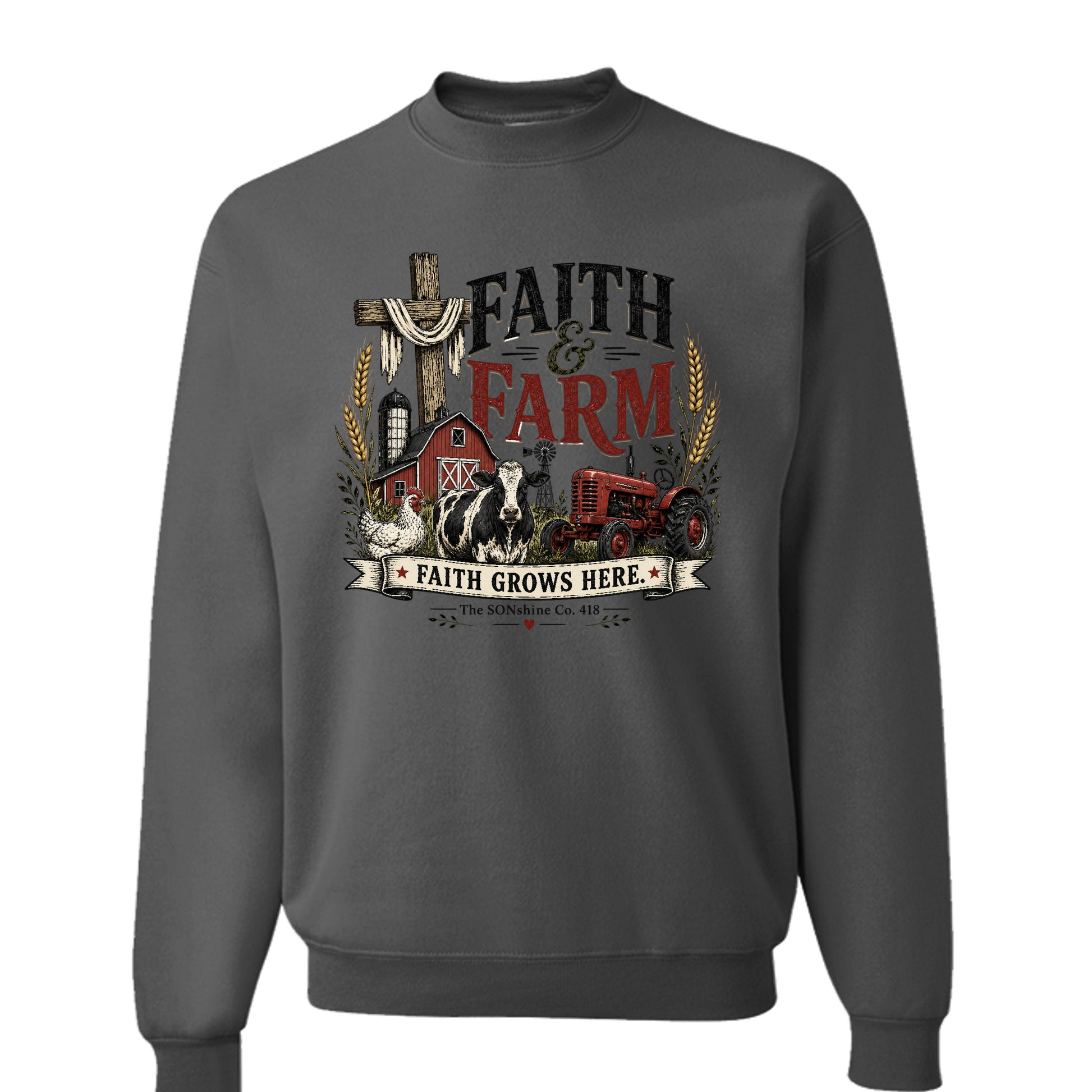 Dark Heather Grey - PC78 - FRONT